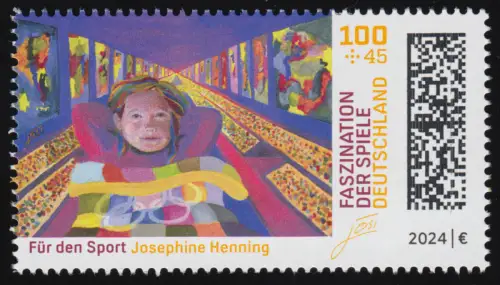 3826 Olympische Spiele Paris 2024 - Josephine Henning, postfrisch **