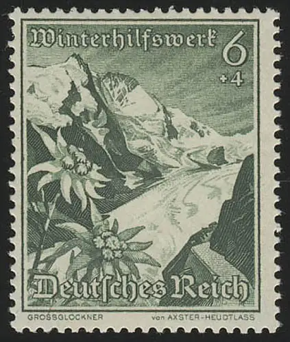 678 WHW Großglockner/Edelweiß 6+4 Pf, postfrisch **
