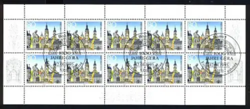 1772 Gera - 10er-Bogen, ESSt BONN