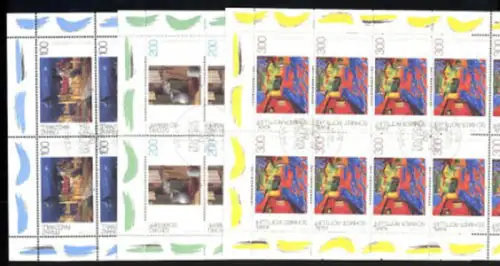 1774-1776 Deutsche Malerei - 10er-Bogen ESSt