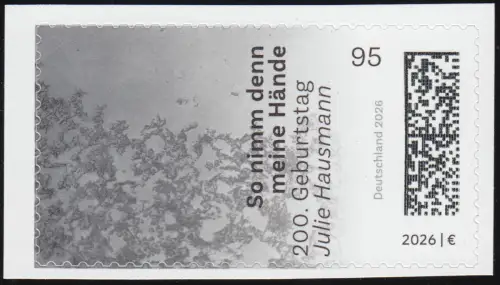 3959 Julie Hausmann - So nimm denn meine Hände, SELBSTKLEBEND, postfrisch **