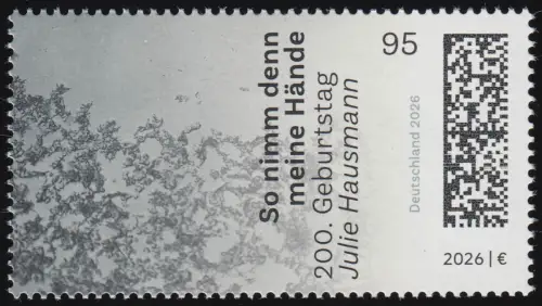 3956 Julie Hausmann - So nimm denn meine Hände, NASSKLEBEND, postfrisch **