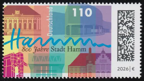 3954 Stadt Hamm, 800 Jahre, postfrisch **