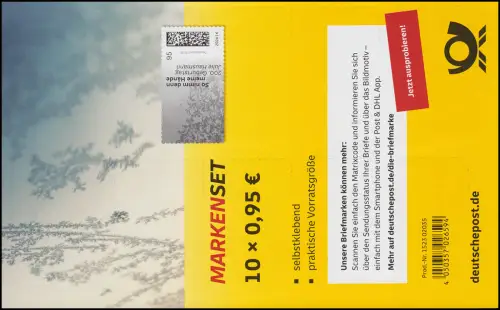 FB 156 Julie Hausmann, Folienblatt 10x3959, postfrisch **