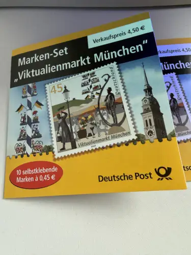 53 FII MH Viktualienmarkt München - Markendruck auf Deckelseite, postfrisch **