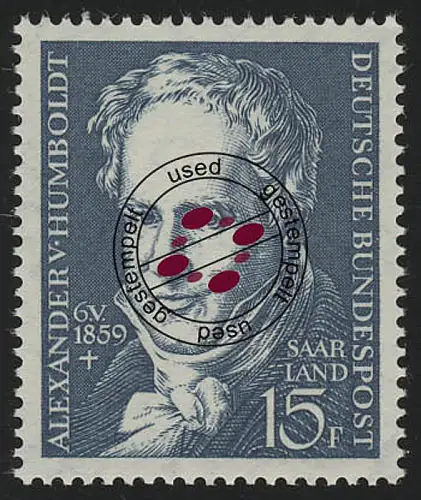 Saarland 448 Alexander von Humboldt 1959, O