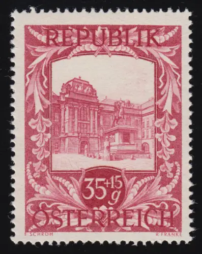 819 Ausstellung Wiener Künstlerhaus, Nationalbibliothek Wien, 35 g + 15 g, **