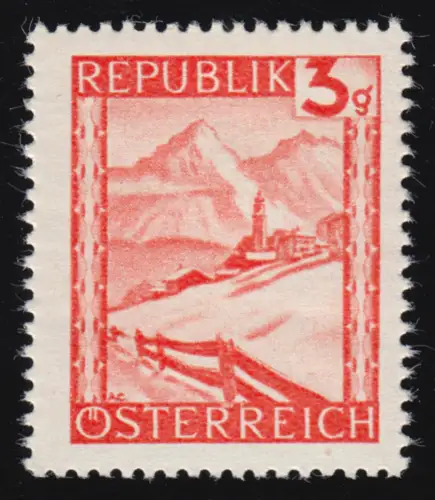 838 Landschaften, Leermoos/ Tirol, 3 g, postfrisch  **