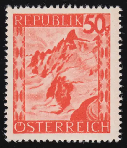 845 Landschaften, Silvrettagruppe / Vorarlberg, 50 g, postfrisch  **