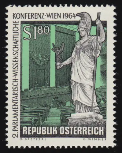 1152 parl.-wissen. Konf. Wien, Pallas Athene Sitzungsaal Nationalrat, 1.80 S **