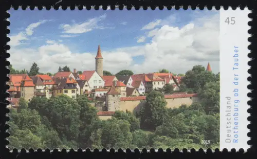 3455 Panorama Rothenburg ob der Tauber, rechts, postfrisch **