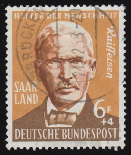 Saarland 441 Wohlfahrt Landwirtschaft 6 Fr, gestempelt O