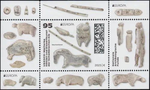 Block 94 3907 Höhlen- und Eiszeitkunst - UNESCO Welterbe, postfrisch ** / MNH