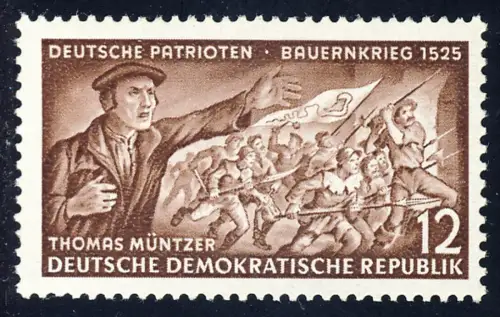 398 Thomas Müntzer 12 Pf, postfrisch **