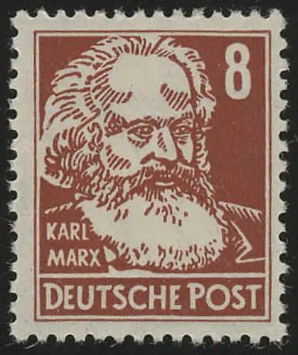 329z XI Karl Marx 8 Pf Wz.2 XI, postfrisch **