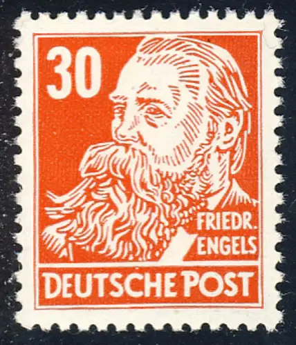 335 Friedrich Engels 30 Pf, postfrisch **