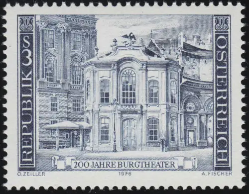 1507 aus Block: 200 Jahre Burgtheater Wien, Altes Burgtheater, 3 S **