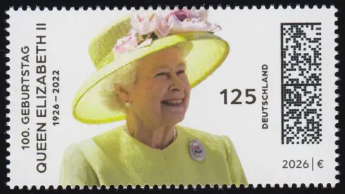 3963 Queen Elizabeth II - 100. Geburtstag, postfrisch **