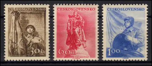 Tschechoslowakei 962-964 Vaterland - Satz postfrisch **