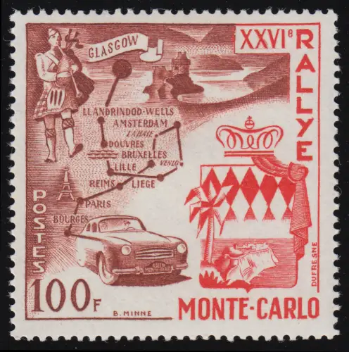 Monaco 560 Rallye Monte Carlo, Ausgabe postfrisch **
