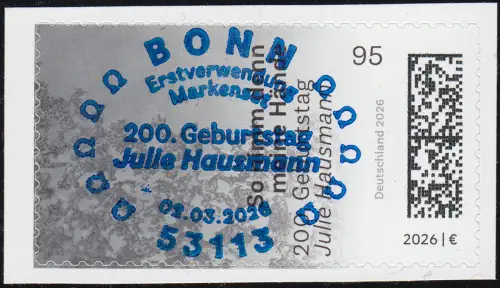 3959 Julie Hausmann - So nimm denn meine Hände, SELBSTKLEBEND, EV-O BONN 2.3.26