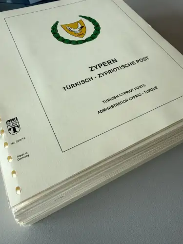 Zypern (türkisch) 1974-2021 postfrisch ** auf Lindner-T-Vordrucken komplett