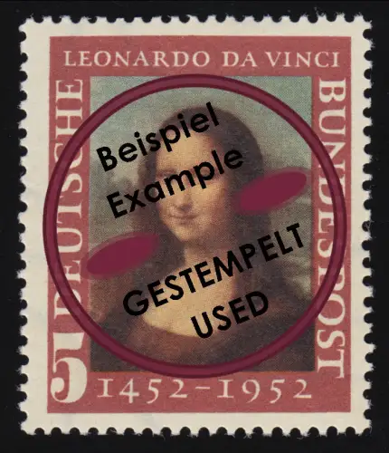 148I Mona Lisa, Erstauflage, gestempelt O