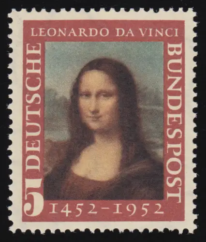 148II Mona Lisa, Nachauflage, postfrisch **