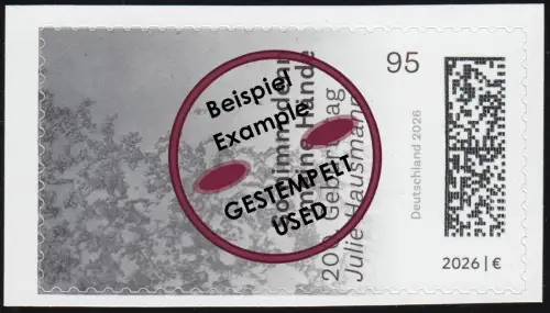 3959 Julie Hausmann - So nimm denn meine Hände, SELBSTKLEBEND, gestempelt O