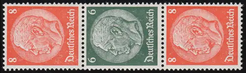 Hindenburg 1937 Zusammendruck S 162 8+6+8, postfrisch **