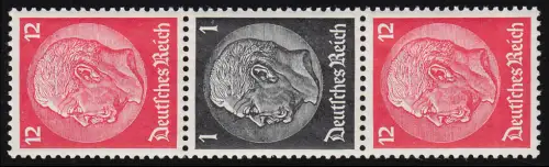 Hindenburg 1937 Zusammendruck S 150 12+1+12, postfrisch **