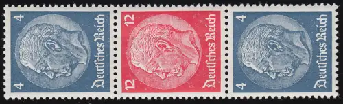 Hindenburg 1937 Zusammendruck S 164 4+12+4, postfrisch **