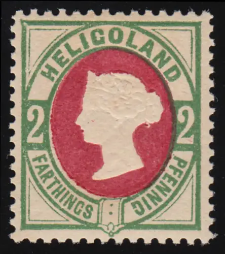 Helgoland 12 Königin Viktoria 2 Pfennig, postfrisch **