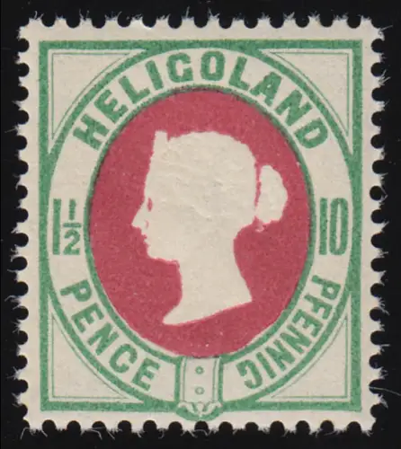 Helgoland 14 e Königin Viktoria 10 Pfennig, postfrisch **