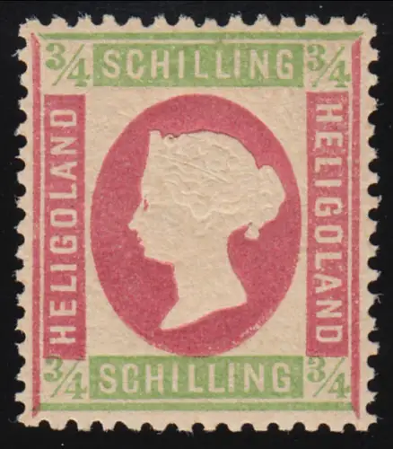 Helgoland 9 Königin Viktoria 3/4 Schilling, postfrisch **