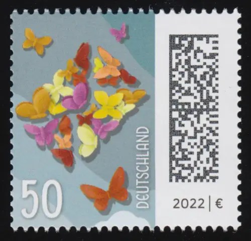 3714AII Schmetterlingsbrief 50 Cent, postfrisch **