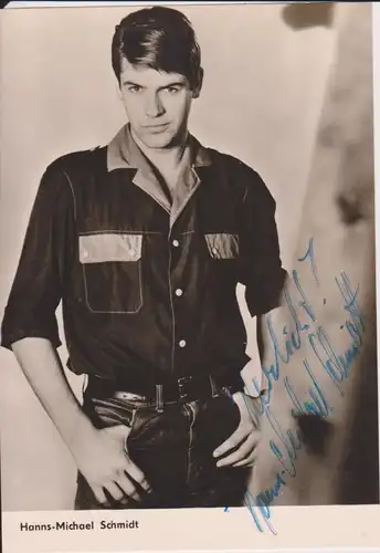 Autogrammkarte Hanns Michael Schmidt / Schauspieler DDR Foto handsigniert 1967