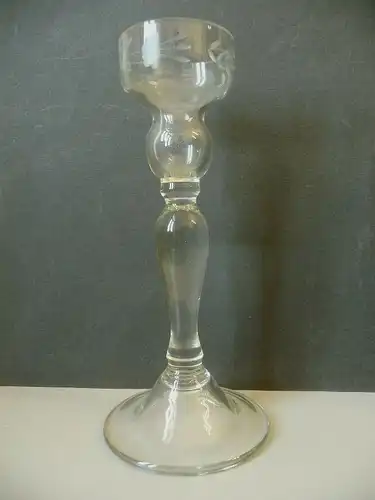 Kerzenhalter Kerzenständer aus Glas 20 cm