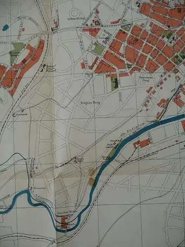 Statistische Mitteilungen / Plan der Stadt Plauen Vogtland / Stadtplan 1905