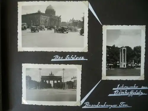 Fotoalbum Reise-Erinnerungen Berlin Agfa-Fotoschule Königsberg Neum. 1938