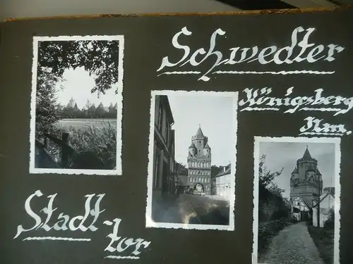 Fotoalbum Reise-Erinnerungen Berlin Agfa-Fotoschule Königsberg Neum. 1938