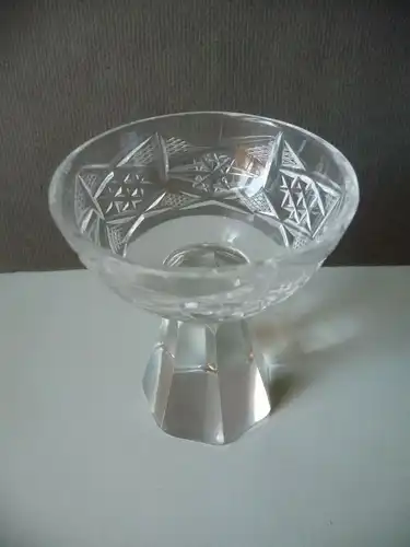 Likörglas Likörschale Kristallglas Schliffdekor 8 cm