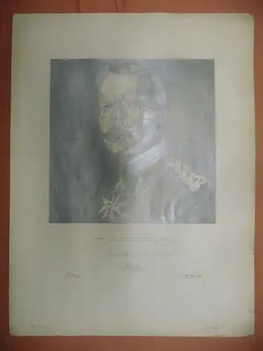 Orig. Handzeichnung Porträt Kaiser Wilhelm / Hans Wensauer 1915