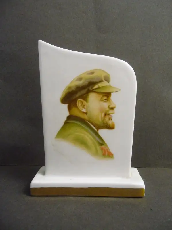 Porzellan-Aufsteller Schreibtisch-Deko Lenin Porträt 0