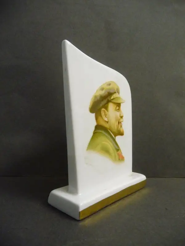 Porzellan-Aufsteller Schreibtisch-Deko Lenin Porträt 1