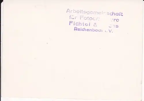 Orig. Foto Hochwasser Überflutung Gebäude Reichenbach Vogtland ? 1954?
