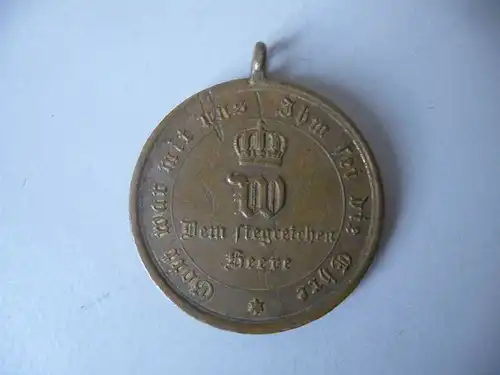 Kriegsdenkmünze 1870/1871 "Dem siegreichen Heere"