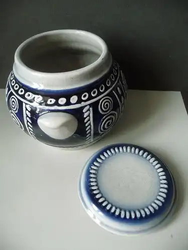 Keramikdose Deckeldose Steinzeugtopf / Westerwälder Keramik?