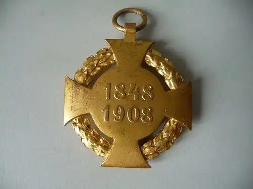 Militär-Jubiläumskreuz 1908 / Orden Auszeichnung Österreich ohne Band