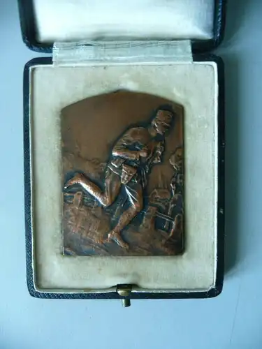 Plakette Auszeichnung Offiziers-Sportkonkurrenz 8. Korps 1914